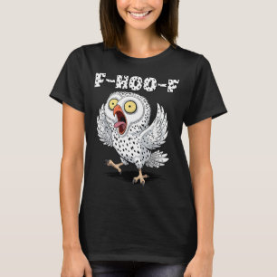 Camiseta Memes de Coruja F-hoo-f – Coruja Gritando Meme de 