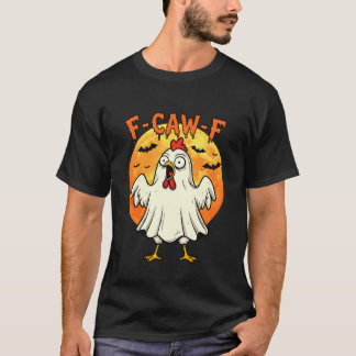 Camiseta Memes de Galo F-Caw-F engraçado de Halloween Frang