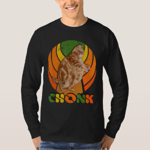 Camiseta Memes de Gato Chonk de Chubby com Sobrepeso
