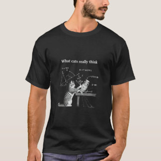 Camiseta Memes Engraçados de Gatos, O que os Gatos Realment
