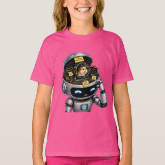 Camiseta memes engraçados de robô