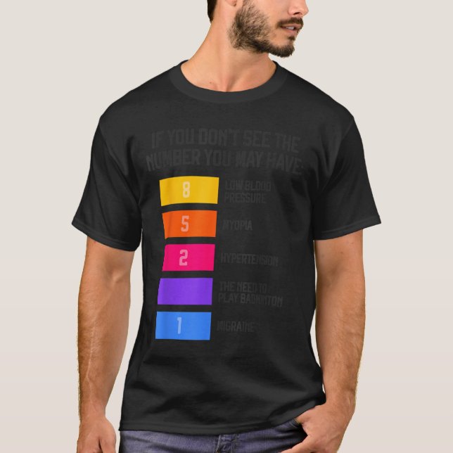 Camiseta Memes Engraçados e Divertidos de Badminton Shuttle (Frente)