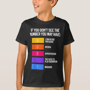 Camiseta Memes Engraçados e Divertidos de Badminton Shuttle