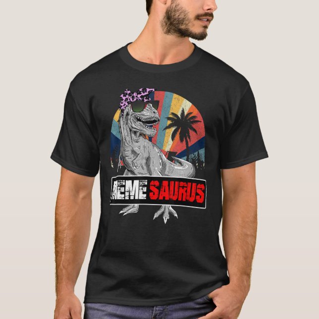 Camiseta Memesaurus Rex Dinosaur Meme Saurus Matchin (Frente)