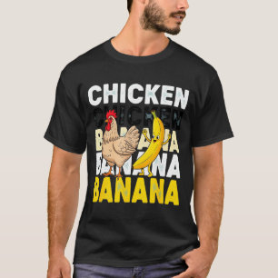 Camiseta Memeza Dança da Galinha Banana Engraçada Para Cria