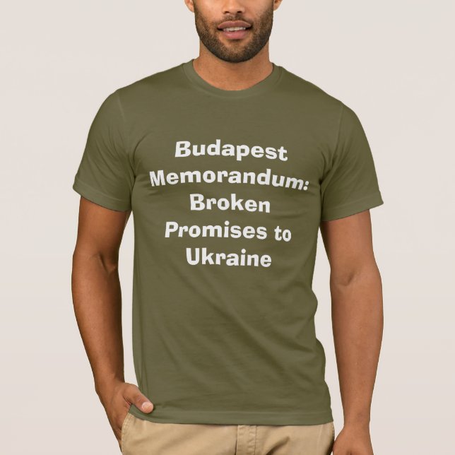 Camiseta Memorando de Budapeste 1994 – Promessas Q (Frente)