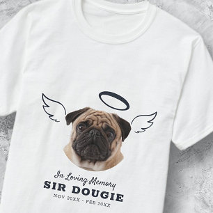 Camiseta Memória Amante Pet Angel Wings Memorial