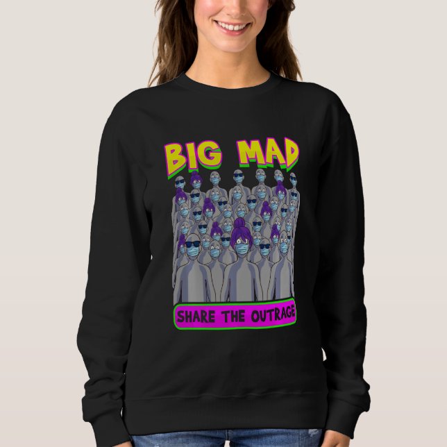 Camiseta Memória Big Mad Npc Memória Pessoas Máscara Máscar (Frente)