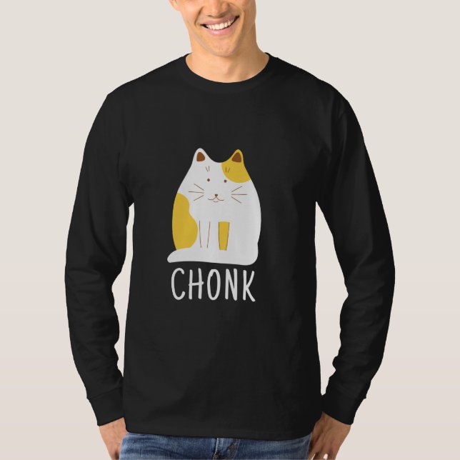 Camiseta Memória Chonk Cat Engraçado (Frente)