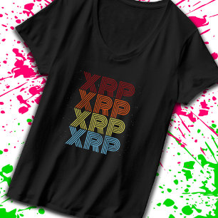 Camiseta Memória Crypto Retro Vintage Cryptocurrency do XRP