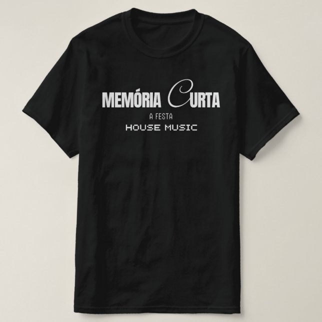 camiseta Memória Curta IV (Frente do Design)