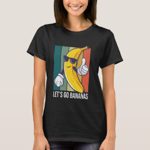 Camiseta Memória da Banana com Funny Retro Vamos Banana Leg