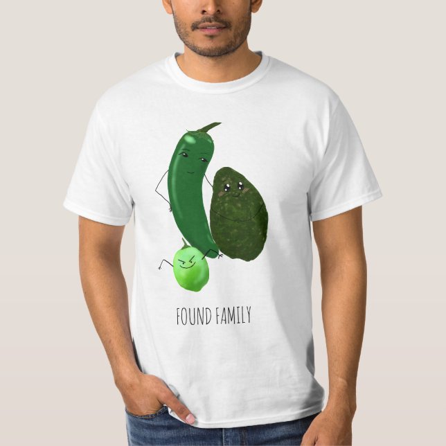 Camiseta Memória da Família Guacamole com o Limão Jalapeno  (Frente)