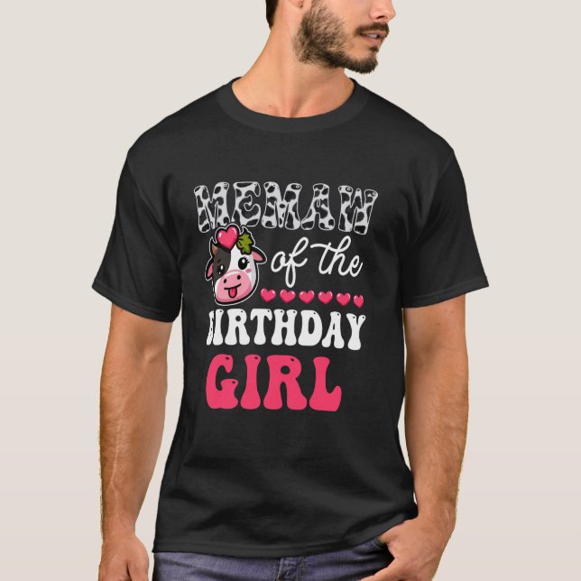 Camiseta Memória da Garota de Aniversário Matchi, Família d (Frente)