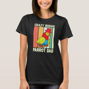 Camiseta Memória das Aves Cutas Coloridas do Pai de Papagai