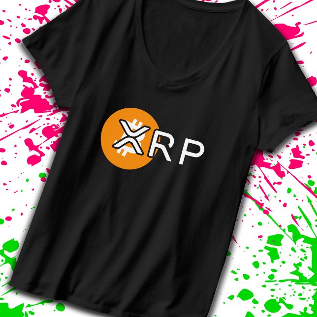 Camiseta Memória de Criptografia XRP Sobre Troca de Criptom (Criador carregado)