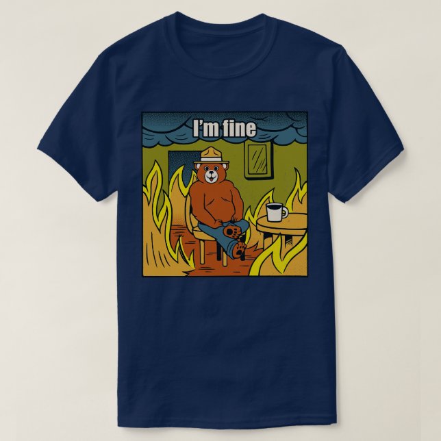 Camiseta Memória de Fogo de Urso Belo, de Tobe Fonseca (Frente do Design)