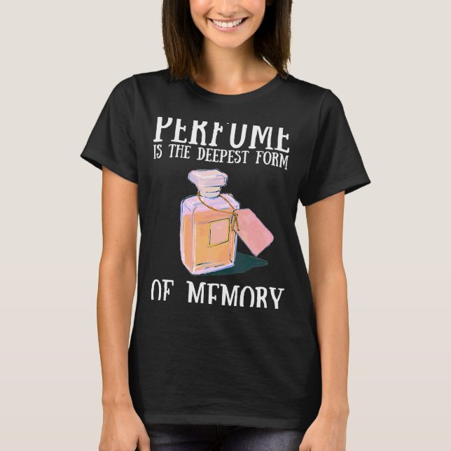 Camiseta Memória de Forma Mais Profunda do Perfume Quimicis (Frente)