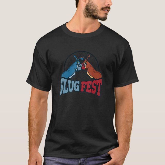 Camiseta Memória de Gastrópodes de Boxing Slugfest (Frente)