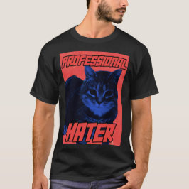 Camiseta Memória de gato de chapéu profissional
