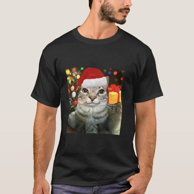 Camiseta Memória de Gato de Estreitamento de bobo (Frente)