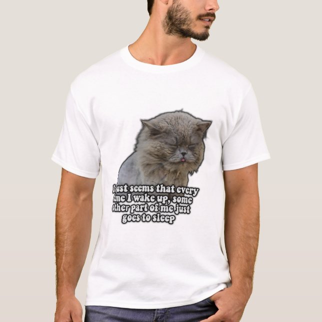 Camiseta Memória de gato engraçada para amantes de gatinhos (Frente)