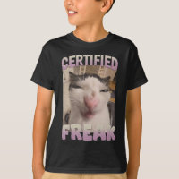 Memória de Gato Freak Certificado Meme Offensive M