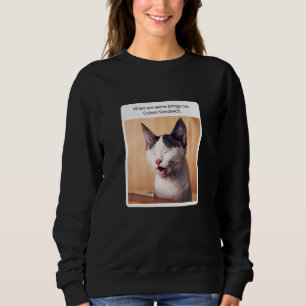 Camiseta Memória De Gato Quando Alguém Me Traz Sanduíche Cu