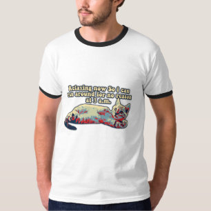 Camiseta Memória de gato zangado para gatos e amantes de ga