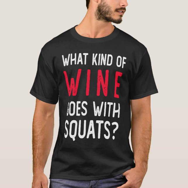 Camiseta Memória De Gym Para Piada De Vinhos (Frente)