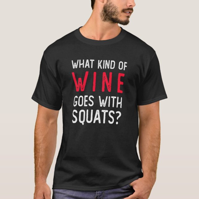 Camiseta Memória De Gym Para Piada De Vinhos (Frente)