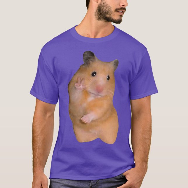 Camiseta Memória de Hamster com Premium de Sinal de Paz (Frente)