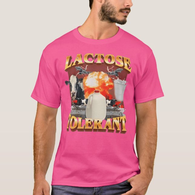 Camiseta Memória de Intolerância à Lactose (Frente)