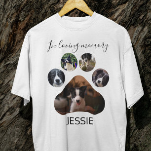 Camiseta Memória de Na moda adorável Pet de Fotografias