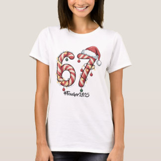 Camiseta Memória de Natal Personalizada para Professor Six