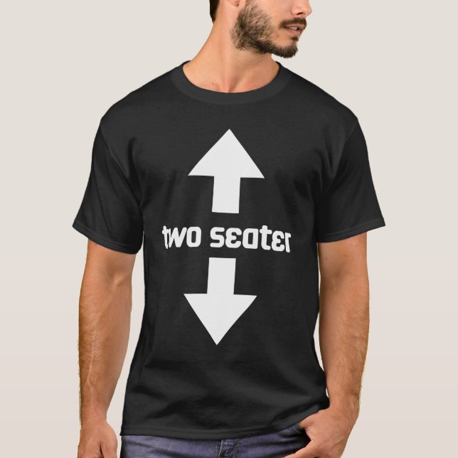Camiseta Memória de Piada de Pai de Seta de Dois Sentados 3 (Frente)