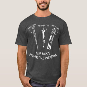 Camiseta Memória de Pipeta da Ciência Química Bioquímica