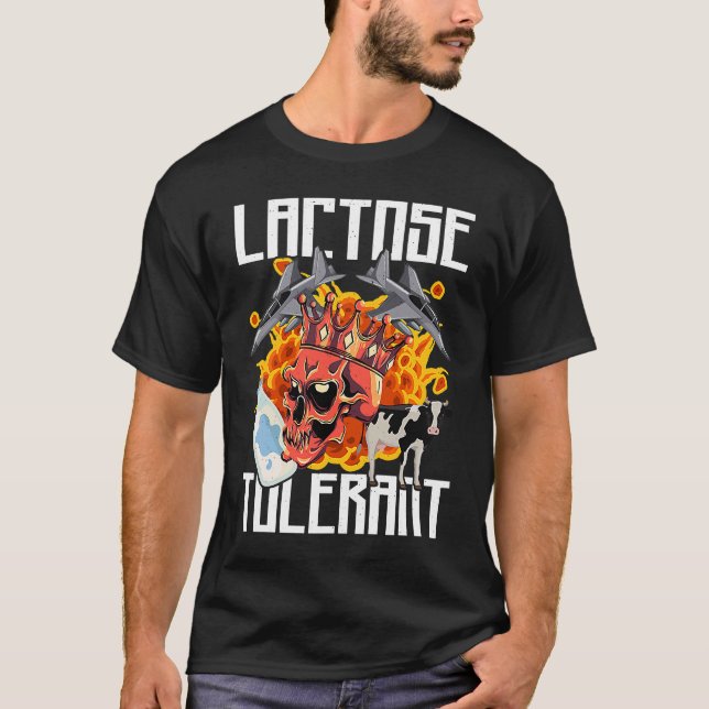 Camiseta Memória de Trendy Tolerante com Lactose (Frente)