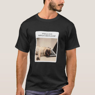 Camiseta Memória Do Cachorro Quando Você Tenta Construir Se