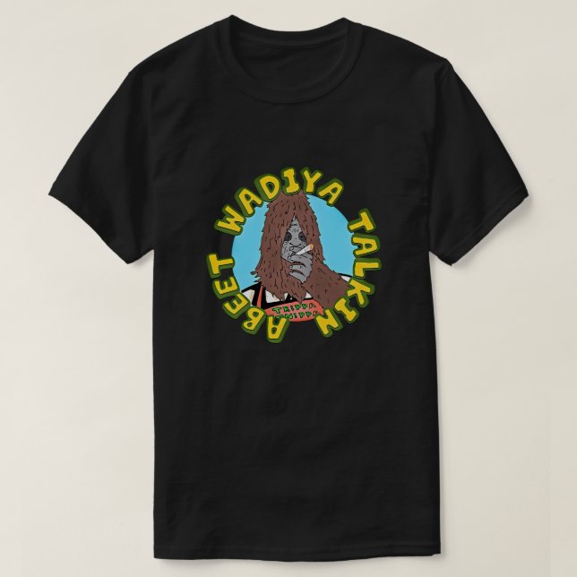 Camiseta Memória Fumante Funny Gorilla | Wadiya Talkin (Frente do Design)