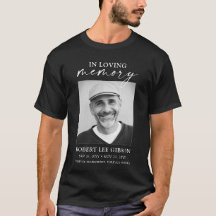 Camiseta Memória Funeral De Preto Em Amor Memória Memorial