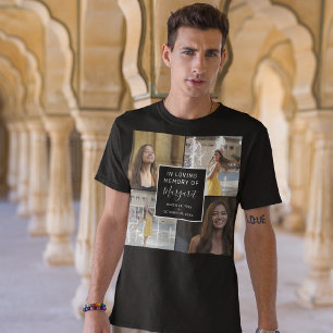 Camiseta Memória Funeral Memorial 4 Colagem Fotográfica