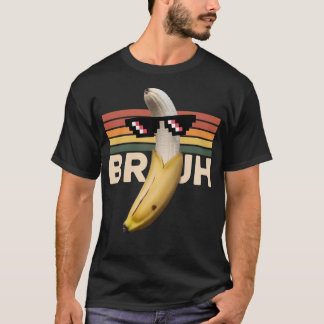Camiseta Memória Funny Banana Retro- Bruh Sunglass Design