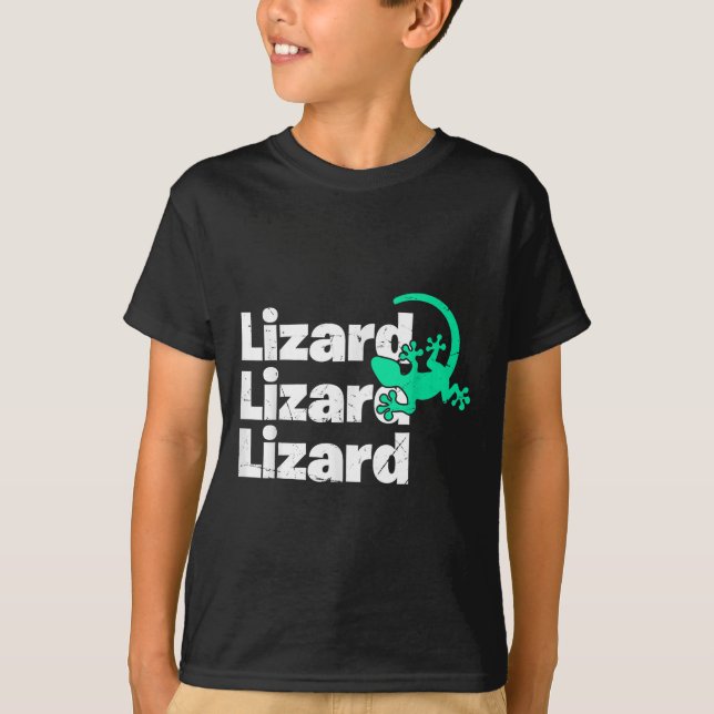 Camiseta Memória Funny Lizard Lizard Lizard _2 (Frente)