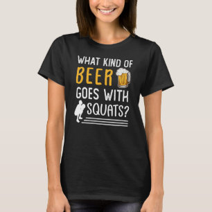 Camiseta Memória Gym Do Workout Para Os Quadrados De Cervej