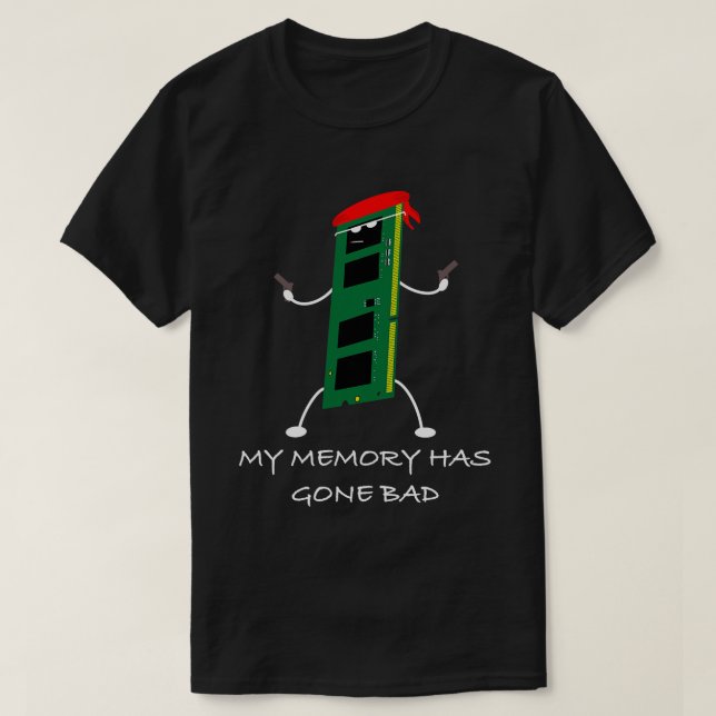 Camiseta Memória incorreta (Frente do Design)