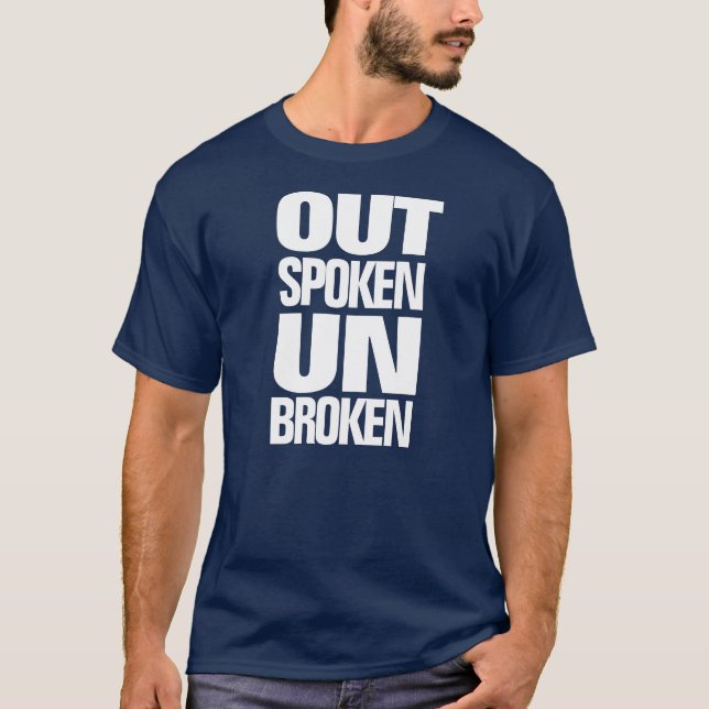 Camiseta Memória Inspiracional Não Quebrada (Frente)