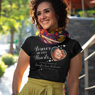 Camiseta Memória Memorial para sempre em nossos Corações