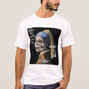 Camiseta Memória Paródia Frágil - Pérolas Rachadas A Ouvir
