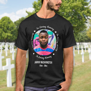 Camiseta Memória personalizada de amor Memória Memorial